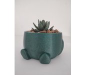 Maceta redonda con brazos y cara alegre - Decoración para el hogar y jardín - 3DRoots
