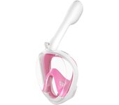 Nueva máscara de buceo de cara completa antivaho, máscara de natación con respiración, máscara de snorkel completamente seca