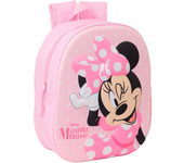 Mochila 3D Minnie Mouse 3D 27x33x10 Cm (Safta 622551890)