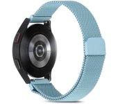 20 22mm Milanese Loop For Samsung watch 3 4 5 6/Active 2/S3 WatchBand For Garmin Forerunner 55 158 245 645 965 265 745 SQ2 MUSIC