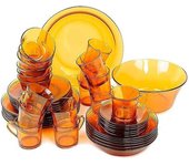 ARISE SHOP-VAJILLA DURALEX 44 Piezas AMBAR LYS
