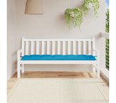 vidaXL Cojín de banco de jardín tela Oxford 180x50x7 cm en color Gris/Azul claro/Beige y más | acolchados duraderos para sofás de jardín terraza exterior