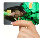 Famous Singer B-Billie Singer Film Skin Sticker Tape For Bank Credit Debit Card Personalized Credit Card Protection Stickers