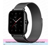 20mm 22mm Milanese Band For Amazfit balance/GTS 4/3/GTS Mini 2/GTR 4/3/Pro stratos Metal Watch Bracelet correa Amazfit bip strap