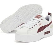 Zapatillas Puma Mayze Swirl Wnspuma White-Dusty Puk3.5 para mujer en color blanco