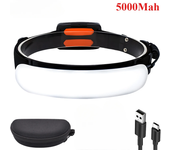 31LED COB Headlamp Strong Light Ultra Wide Angle Headlight with Built-in 7500mAh Battery Flashlight USB Rechargeable Head Torch