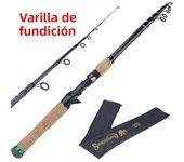 Sougayilang Fishing Rod 1.8m-2.7m Ultralight Cabon Fiber Spinning and Casting Telescopic Rod Max Drag 5kg for Bass Trout Fishing