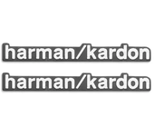 Harman Kardon Badge aluminum 3D car audio stickers For mercedes benz kia sportage cooper volkswagen Mitsubishis Cadillac Mini DS