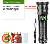 Ultra Powerful Flashlight High Power LED Flashlights 8800000LM Long Range Zoom 3000M Spotlight Torch Light Tactical Lantern