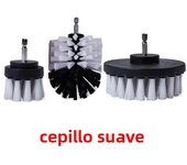 3Pcs/Set Electric Scrubber Brush Drill Brush Kit Plastic Round Cleaning Brush For Carpet Glass Car Tires Nylon Brushes
