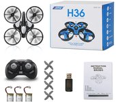 JJRC H36 2.4G RC Mini Drone Quadcopter 4CH Dron Toy for Boys Headless RC Drone Toy with LED Light for Kids