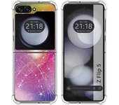 Funda Silicona para Samsung Galaxy Z Flip 5 5G diseño Abstracto Dibujos