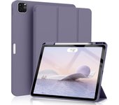 ZOYU for iPad Pro 11 12.9" with Pencil Holder 3-Stand Smart Case for iPad 10 10.9 inch 2022 Air 45 Mini 6 8.3 with Soft TPU Case