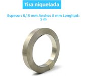 5m Pure Nickel Strips For Lithium Battery Pack Welding 99.6%  Purity 16ft  Nickle Tabs For 18650 26650 Battery Pack Spot Welding