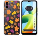 Funda Silicona Transparente para Xiaomi Redmi A1 Plus diseño Otoño Dibujos