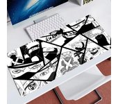 Mouse Pad N-narutoS Kakashi Hatake Gaming Computer Mousepad Playmat Natural Rubber Office Carpet Computer Mice Pad For LOL