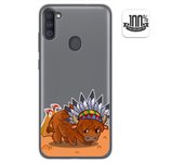 Tumundosmartphone Funda Gel Transparente para Samsung Galaxy A11 / M11 diseño Bufalo Dibujos