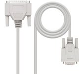 Nanocable - CABLE SERIE NULL MODEM DB9/H-DB25/M 1.8 M 10.14.0802