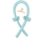 4Pcs Heatless Curling Rod Headband,  Styling Kit with Hair Clip，Ribbon Rollers，Special for real hair wigs