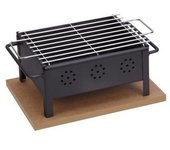 Barbacoa de Sobremesa 25x20cm (Parrilla Inoxidable) 2905 Sauvic