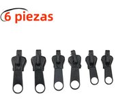 6pcs Instant Zipper Universal Instant Fix Repair Kit Replacement Zip Slider Teeth Multifunctional Clothing Replacement Zipper