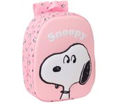 SAFTA  MOCHILA 3D GUARDERIA 33CM SNOOPY MOCHILAS 3D SNOOPY 10x27x33 Cms.