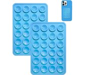 2PCS Hands Free Silicone Suction Phone Case Strong Adhesive Stand for IPhone 15 14 13 12 Pro Max Plus Samsung S24 S23 Back Cover
