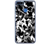 Tumundosmartphone Funda Gel Tpu para Huawei Honor 7A / Y6 2018 Diseño Snow Camuflaje Dibujos