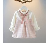 Vestidos De Princesa Para Niñas Vintage Alta Calidad Ropa Infantil Para Bebés Nuevos Primavera Estilo A-Line Talla True Cotton