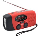 Emergency Hand Crank Radio with LED Flashlight for Emergency AM/FM NOAA Portable Weather Radio Dynamo Radio with 2000mAh Power