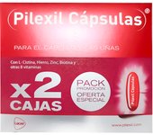 Lacer Pilexil Cápsulas 2x100 - Complemento Alimenticio para el Cabello - Aporta L-Cistina, Biotina y Zinc