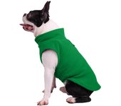 Fleece Vest Dog Sweater Warm Pullover Fleece Dog Jacket with Leash Ring Winter Pet Clothes for Small Dogs Cats Boy or Girl