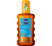 NIVEA SUN Protege & Broncea solar activador del bronceado SPF-20 spray 200 ml,resistente al agua aceite