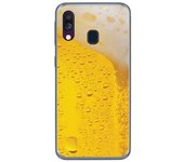 Tumundosmartphone Funda Gel Tpu para Samsung Galaxy A40 diseño Cerveza Dibujos