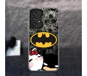 Cute Batmans Hellokitty Phone Case for Samsung Galaxy A25 A15 A51 A52 A53 A52s A54 A55 A71 A72 A73 4G 5G Tpu Soft Cover