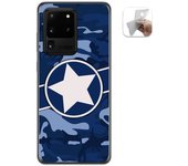 Tumundosmartphone Funda Gel Tpu para Samsung Galaxy S20 Ultra diseño Camuflaje 03 Dibujos