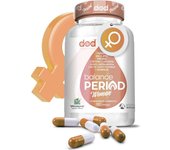 Balance Hormonal Femenino, Regular Ciclo Menstrual, Reducir Síntomas menstruales y Retención de Líquidos, con Vitex, Omega-3 y Ashwaganda para Salud Integral Femenina Balance Period DOD