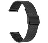 20mm Watch Band for Samsung Galaxy Active 1 2 40mm 44mm/Gear Sport Correa Black For Galaxy Watch SM-R810 42mm Metal Watch Strap