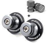 For SUZUKI V-Strom 650 DL 250 650 1000 1050 vstrom650 Motorcycle Swingarm Spools M8 Slider Stand Screws Vstrom Tire Valve Caps