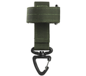 Outdoor Keychain Tactical Gear Clip Keeper Pouch Belt Keychain Webbing Gloves Rope Holder Military Hook Nylon Webbing Keyring