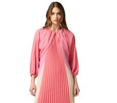 Oltre - Georgette Shrug en Tinta Unita Fluida