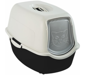 Rotho My Pet Bailey Eco Toilet Arenero para Gatos Negro y Blanco