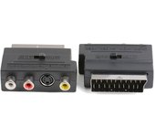 High quality Scart Male Plug to 3RCA Phono Female AV TV Audio Video Adapter Input for PS4 for WII DVD VCR pcie gpu