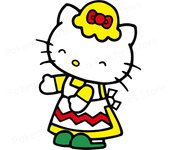 2PCS Cartoon Kawaii My Melody Kuromi Cinnamoroll Hello Kitty Iron-on Transfers for Clothing DIY Thermal Stickers for T-Shirts