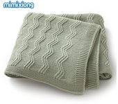 Mantas de DOT para Bebe, 100x80cm, ropa de Cama para Niño y Niña, colcha a Cuadros, cochecito para recién nasido, urdibre, Moda Super suave, Rayas sólidos