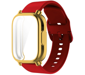 22mm Silicone Strap With Case For Xiaomi Redmi Watch 5 Active Lite Smart Watch Wrist Band And Case For Redmi Watch 5 Active Lite