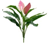 Poenia Arte Floral Ramo de Lirio Artificial 45cm 2 Piezas - Decoración Floral Elegante y Duradera