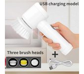 Cepillo Eléctrico Multifuncional Para El Hogar, Cepillo De Limpieza De Cerdas Suaves, Zapatos Sin Dañar, Lavado De Cepillo