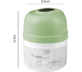 Picadora de alimentos eléctrica recargable, picadora de verduras portátil, 1 unidad