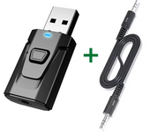 USB Bluetooth 5.4 Audio Transmitter Receiver MIC Wireless Adapter  3.5mm AUX/RCA for TV PC Headphone Home Stereo Car HIFI Music